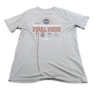 NCAA Womens Final Four Shirt Mens 2XL Gray NCAA Basketball Under Armour 2021